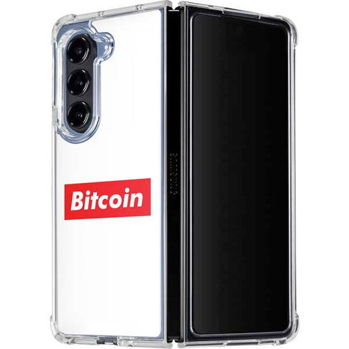 Bitcoin Crypto Galaxy Z Fold5 5G Clear Case
