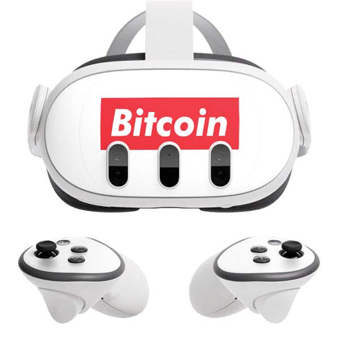 Bitcoin Crypto Meta Quest 3 Skin