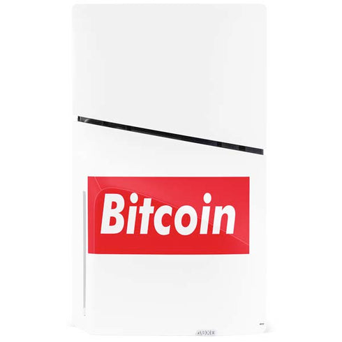 Bitcoin Crypto PS5 Slim Disk Console Skin