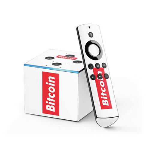 Bitcoin Crypto Fire TV Cube Skin
