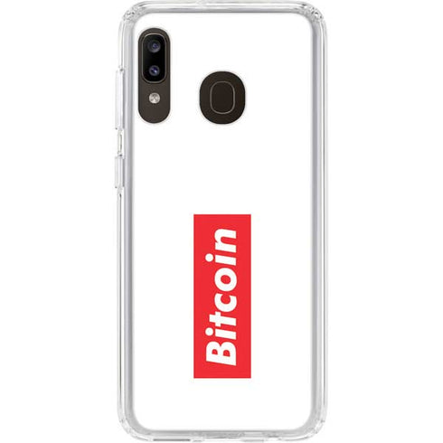 Bitcoin Crypto Galaxy A20 Clear Case
