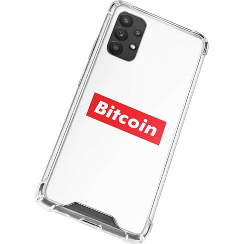 Bitcoin Crypto Galaxy A32 5G Clear Case