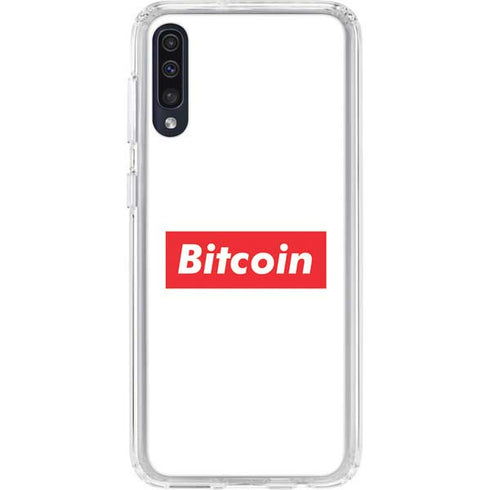 Bitcoin Crypto Galaxy A50 Clear Case