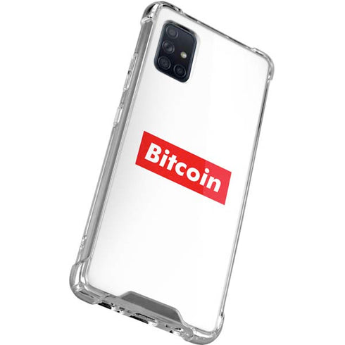 Bitcoin Crypto Galaxy A71 5G Clear Case