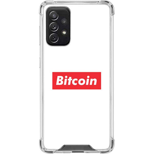 Bitcoin Crypto Galaxy A72 5G Clear Case
