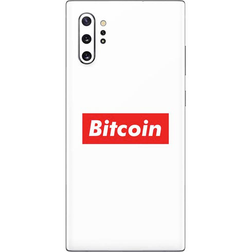 Bitcoin Crypto Galaxy Note 10 Plus Skin