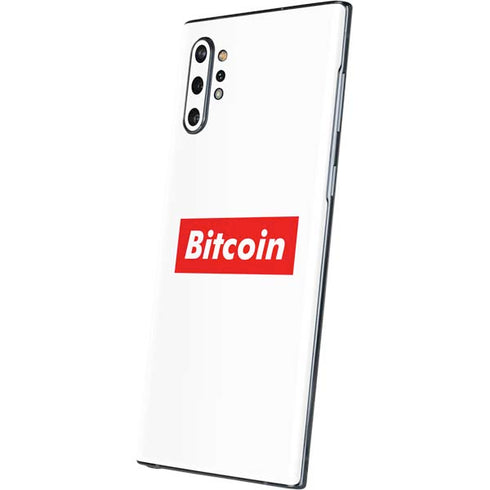 Bitcoin Crypto Galaxy Note 10 Plus Skin