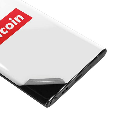 Bitcoin Crypto Galaxy Note 10 Plus Skin