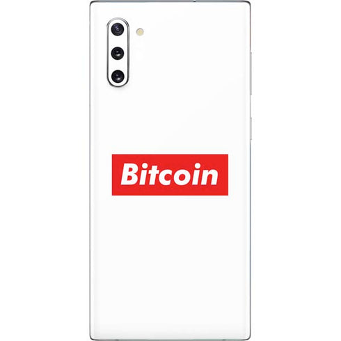 Bitcoin Crypto Galaxy Note 10 Skin
