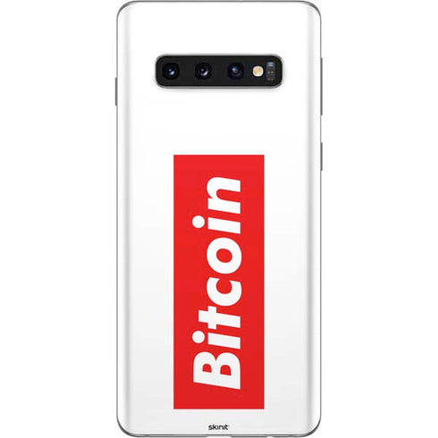 Bitcoin Crypto Galaxy S10 Skin