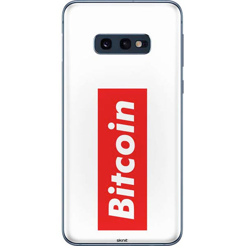 Bitcoin Crypto Galaxy S10e Skin