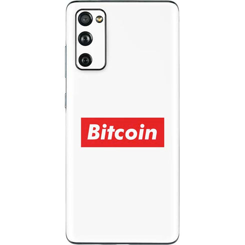 Bitcoin Crypto Galaxy S20 Fan Edition Skin