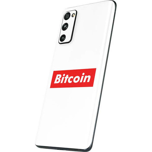 Bitcoin Crypto Galaxy S20 Fan Edition Skin