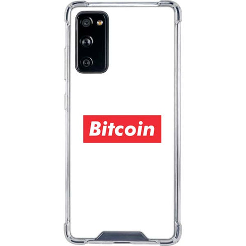 Bitcoin Crypto Galaxy S20 FE Clear Case