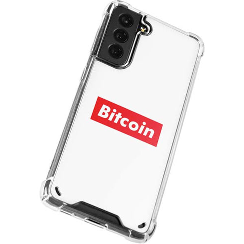 Bitcoin Crypto Galaxy S21 5G Clear Case