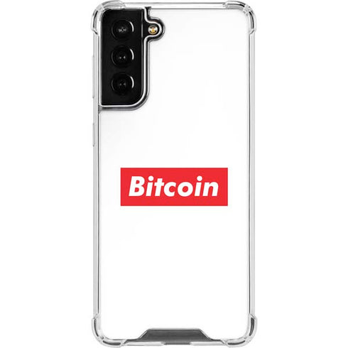 Bitcoin Crypto Galaxy S21 FE Clear Case