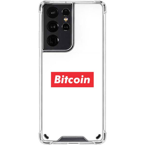 Bitcoin Crypto Galaxy S21 Ultra 5G Clear Case