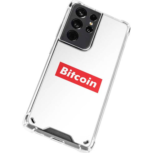 Bitcoin Crypto Galaxy S21 Ultra 5G Clear Case
