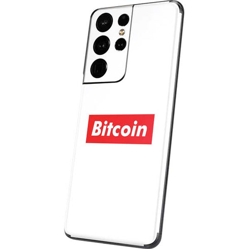 Bitcoin Crypto Galaxy S21 Ultra 5G Skin