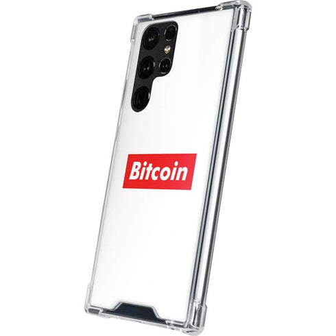 Bitcoin Crypto Galaxy S22 Ultra Clear Case