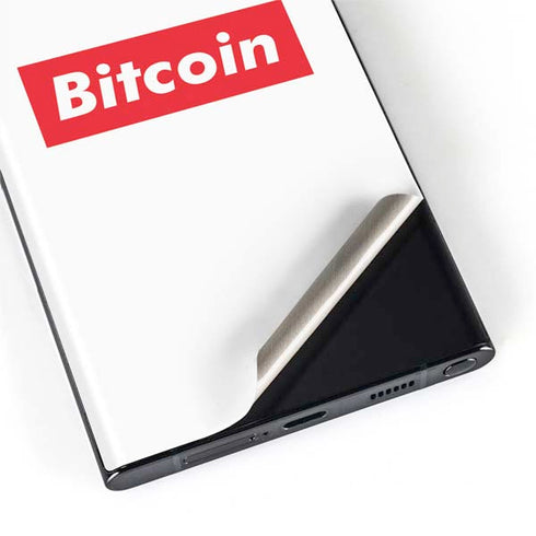 Bitcoin Crypto Galaxy S22 Ultra Skin