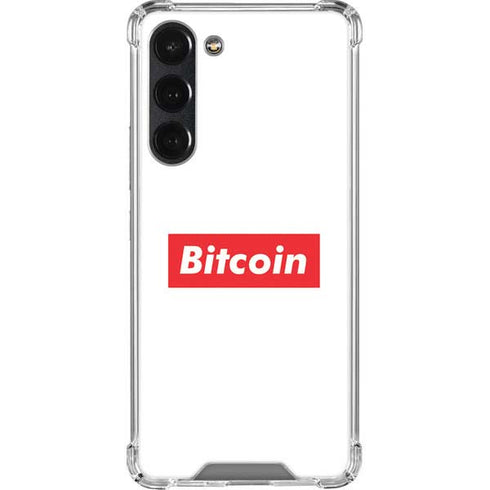 Bitcoin Crypto Galaxy S23 Plus Clear Case