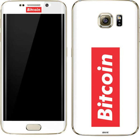 Bitcoin Crypto Galaxy S7 Edge Skin