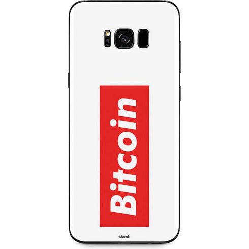 Bitcoin Crypto Galaxy S8 Plus Skin
