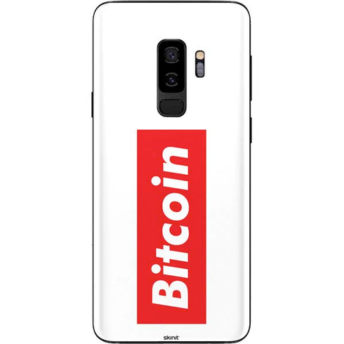 Bitcoin Crypto Galaxy S9 Plus Skin
