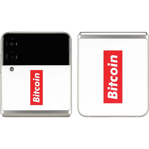 Bitcoin Crypto Galaxy Z Flip3 5G Skin
