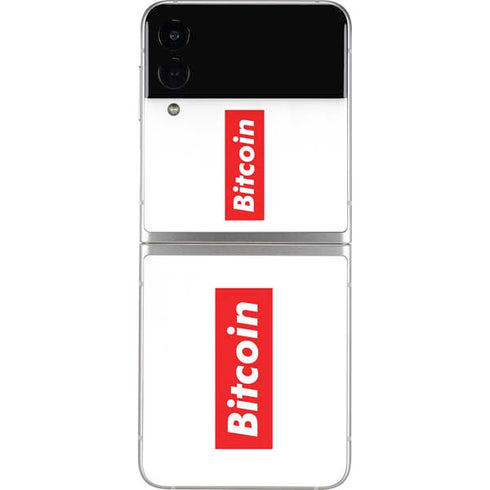 Bitcoin Crypto Galaxy Z Flip3 5G Skin