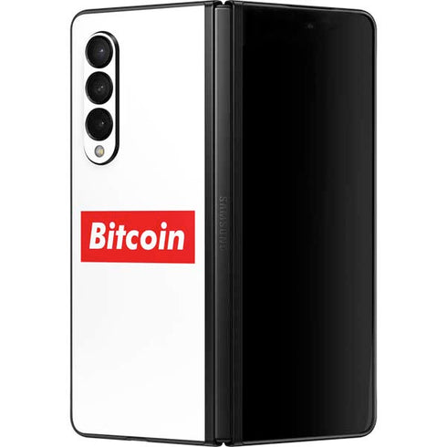 Bitcoin Crypto Galaxy Z Fold3 5G Skin