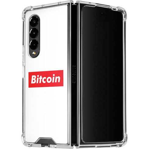 Bitcoin Crypto Galaxy Z Fold4 5G Clear Case