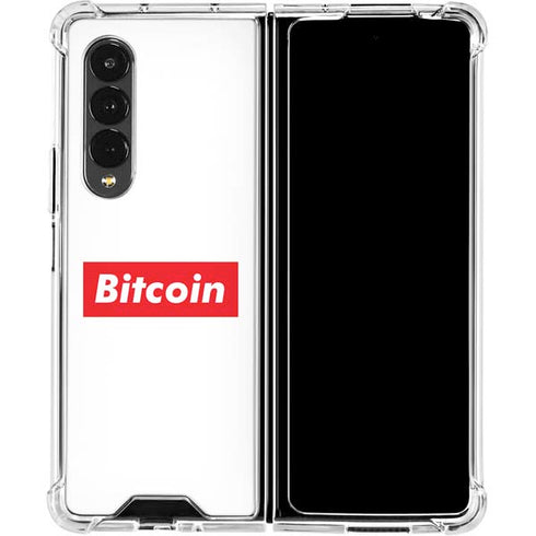 Bitcoin Crypto Galaxy Z Fold4 5G Clear Case