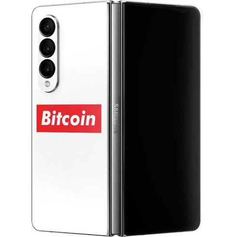 Bitcoin Crypto Galaxy Z Fold4 5G Skin