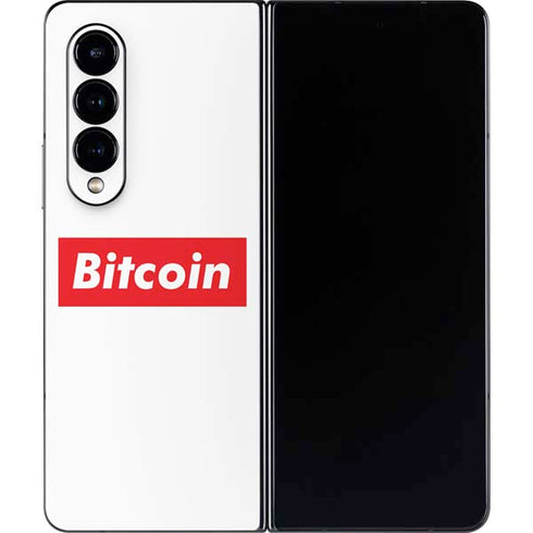 Bitcoin Crypto Galaxy Z Fold4 5G Skin