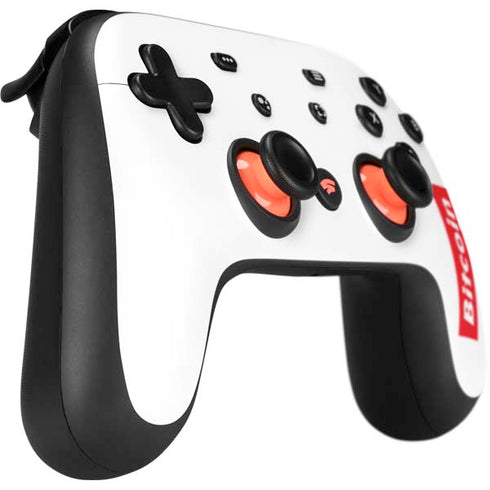 Bitcoin Crypto Google Stadia Controller Skin