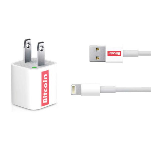 Bitcoin Crypto iPhone Charger (5W USB) Skin