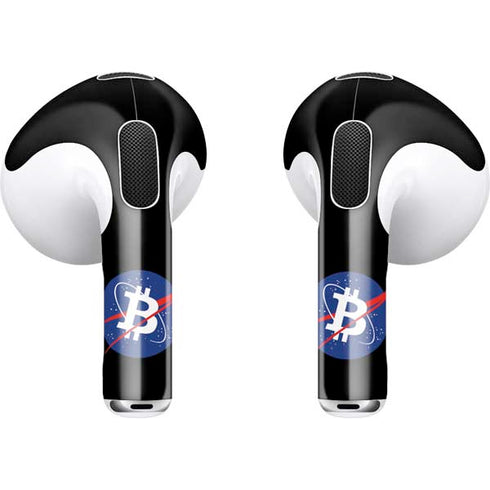 Bitcoin Logo Apple AirPods (3rd Gen 2021) Skin