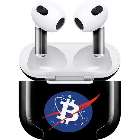 Bitcoin Logo Apple AirPods (3rd Gen 2021) Skin