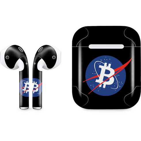 Bitcoin Logo Apple AirPods Skin