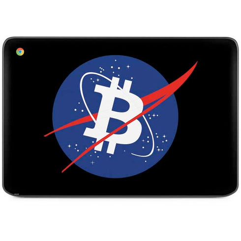 Bitcoin Logo HP Chromebook Skin