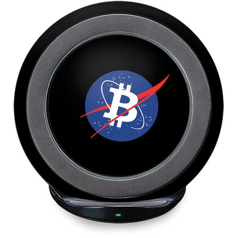 Bitcoin Logo Fast Charge Wireless Charging Stand Skin