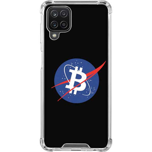 Bitcoin Logo Galaxy A12 Clear Case