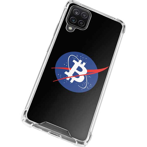 Bitcoin Logo Galaxy A12 Clear Case