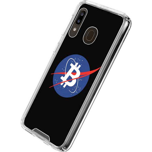 Bitcoin Logo Galaxy A30 Clear Case