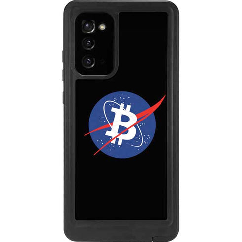 Bitcoin Logo Galaxy Note20 5G Waterproof Case