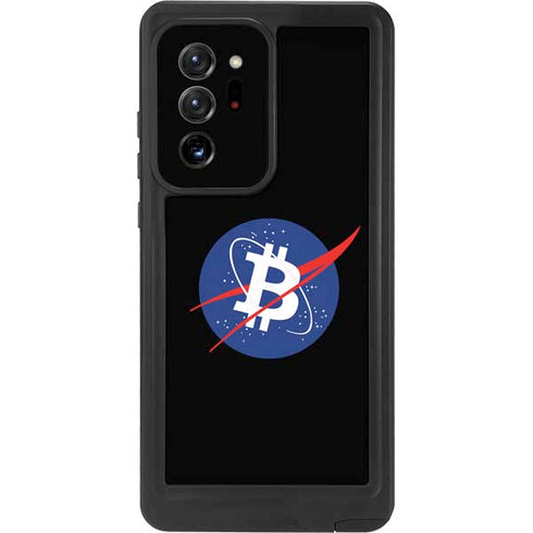 Bitcoin Logo Galaxy Note20 Ultra 5G Waterproof Case