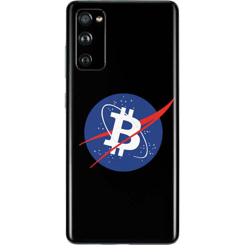 Bitcoin Logo Galaxy S20 Fan Edition Skin