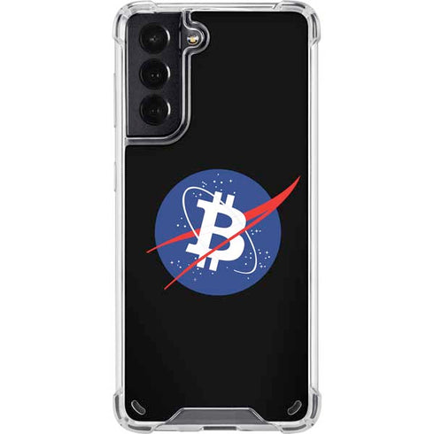 Bitcoin Logo Galaxy S21 5G Clear Case
